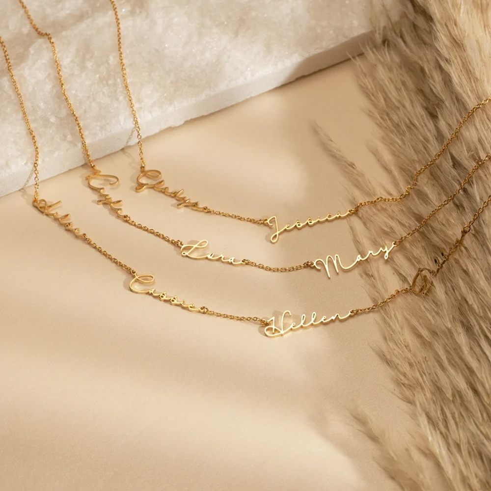 Lemegeton ที่กําหนดเองชื่อสร้อ - Birth Flower Necklace บทวิจารณ์และราคา