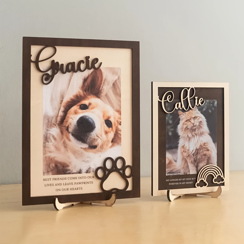กรอบรูปไม้สำหรับสัตว์เลี้ยงแบบ - Pet Portrait Custom บทวิจารณ์และราคา