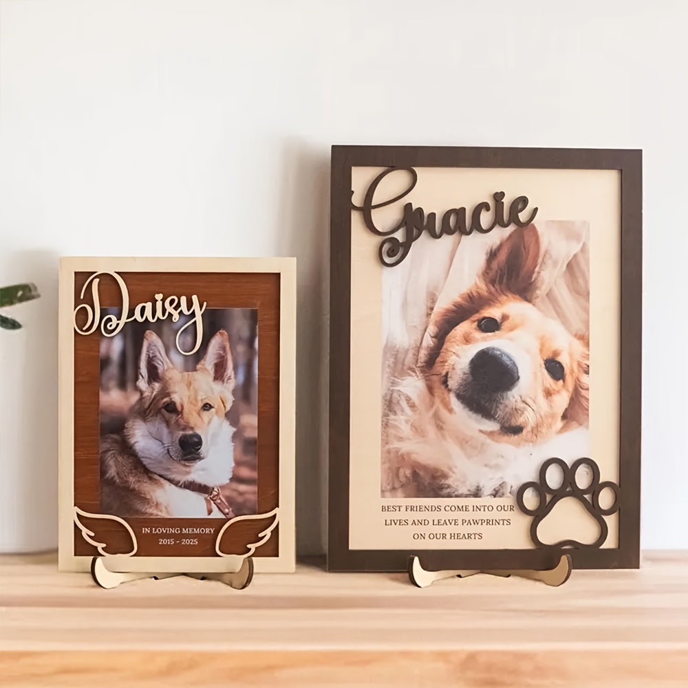 กรอบรูปไม้สำหรับสัตว์เลี้ยงแบบ - Pet Portrait Custom บทวิจารณ์และราคา