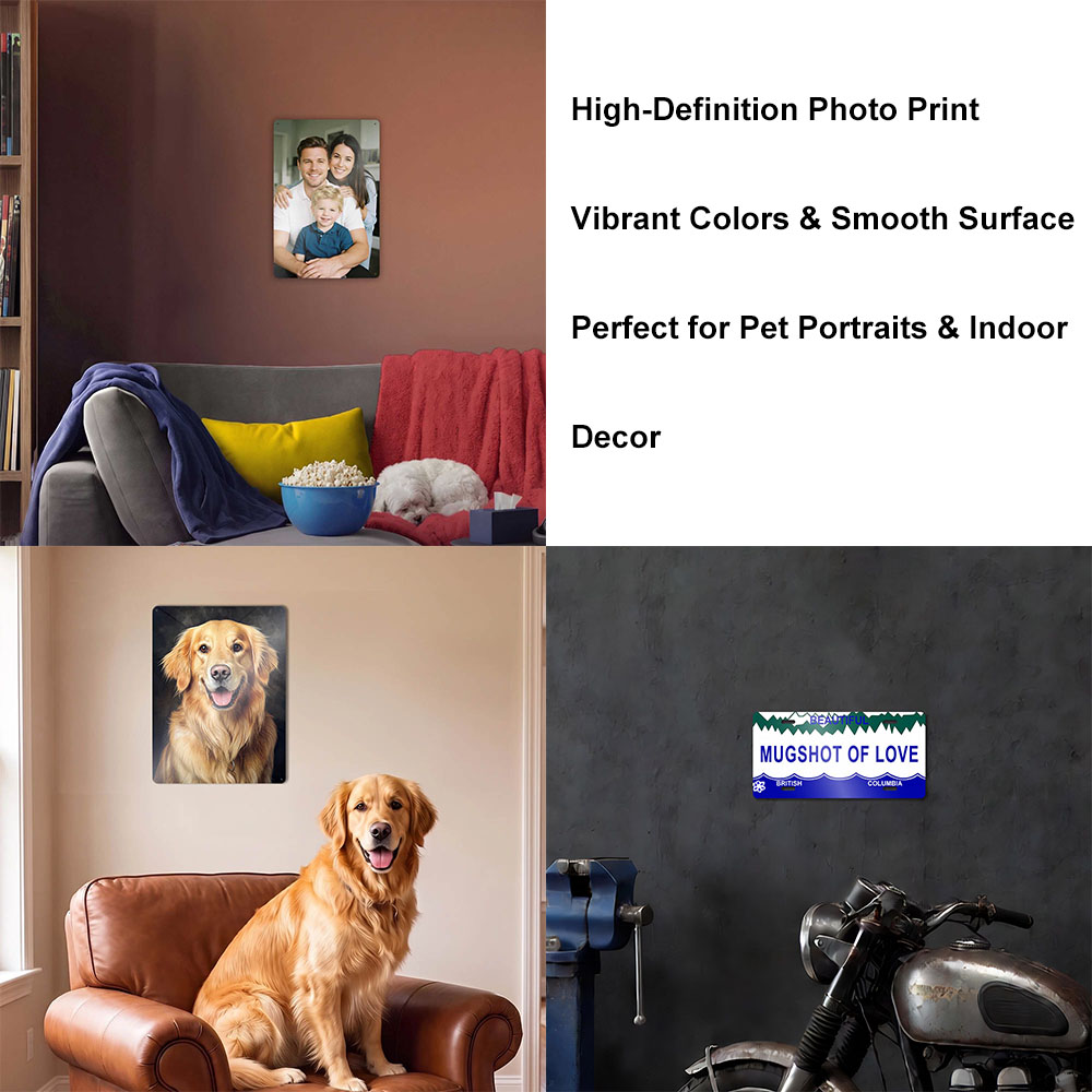 ป้ายโลหะอะลูมิเนียมสั่งทำ ป้าย - Pet Portrait Custom บทวิจารณ์และราคา