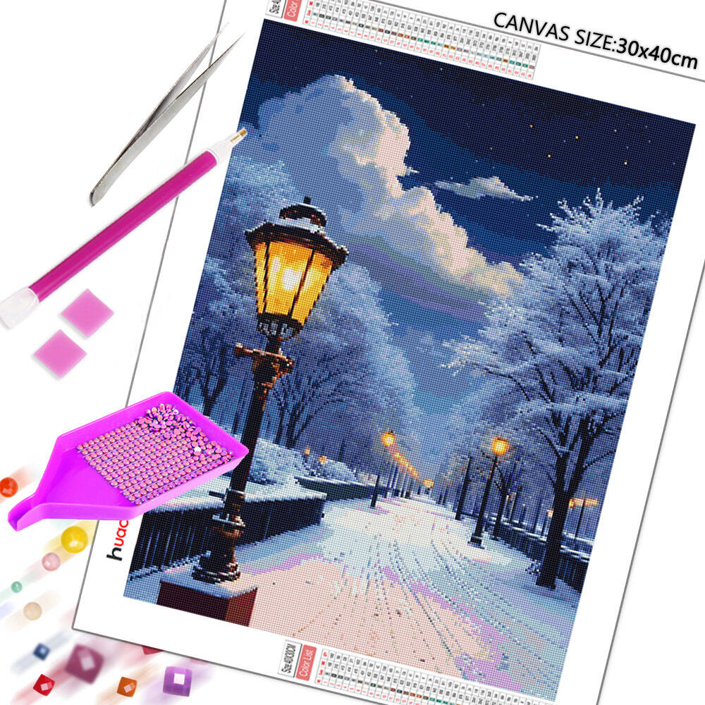 ภาพวาดเพชร 5D DIY ลายทิวทัศน์ถ - Photo Mosaic Print บทวิจารณ์และราคา
